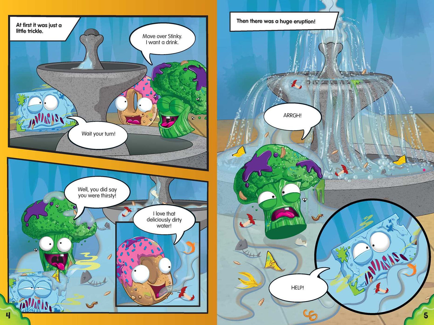 The Grossery Gang: Pizza Face Saves the Day: A Comic Adventure