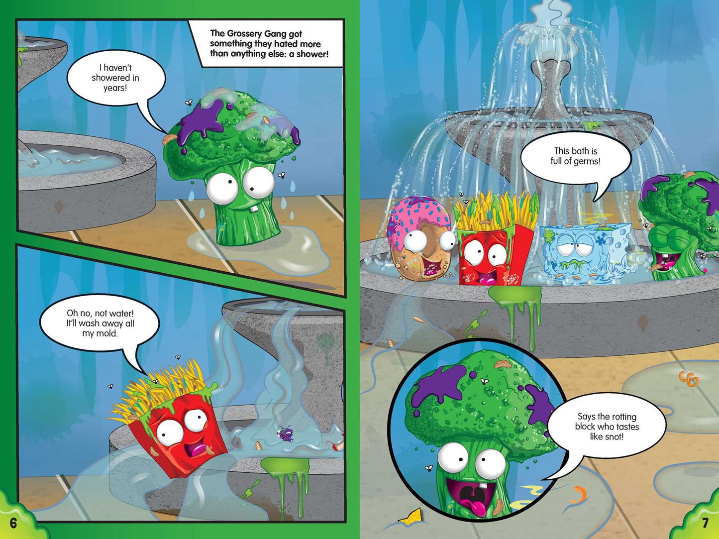 The Grossery Gang: Pizza Face Saves the Day: A Comic Adventure