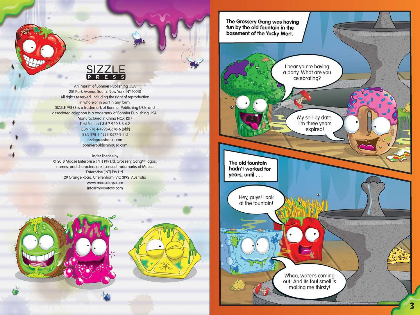 The Grossery Gang: Pizza Face Saves the Day: A Comic Adventure