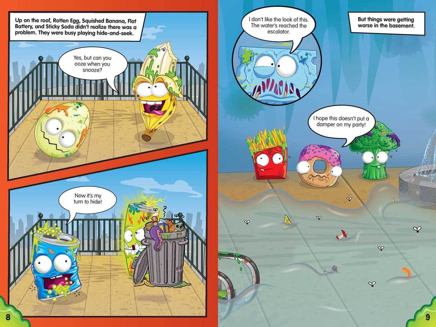 The Grossery Gang: Pizza Face Saves the Day: A Comic Adventure