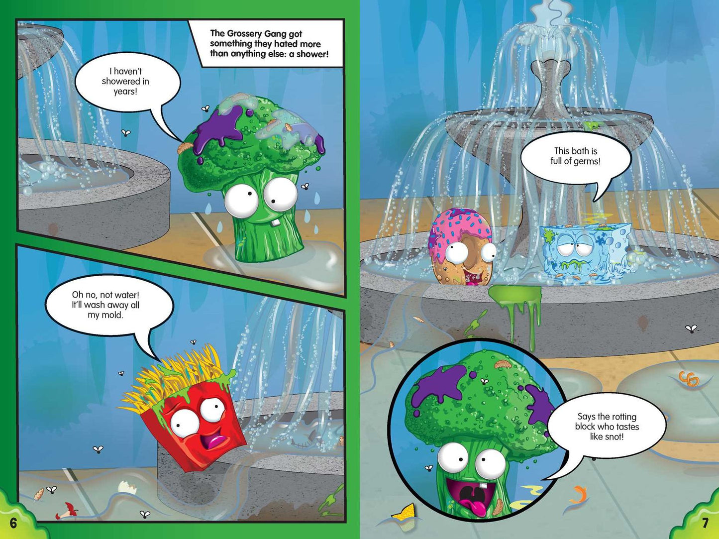 The Grossery Gang: Pizza Face Saves the Day: A Comic Adventure