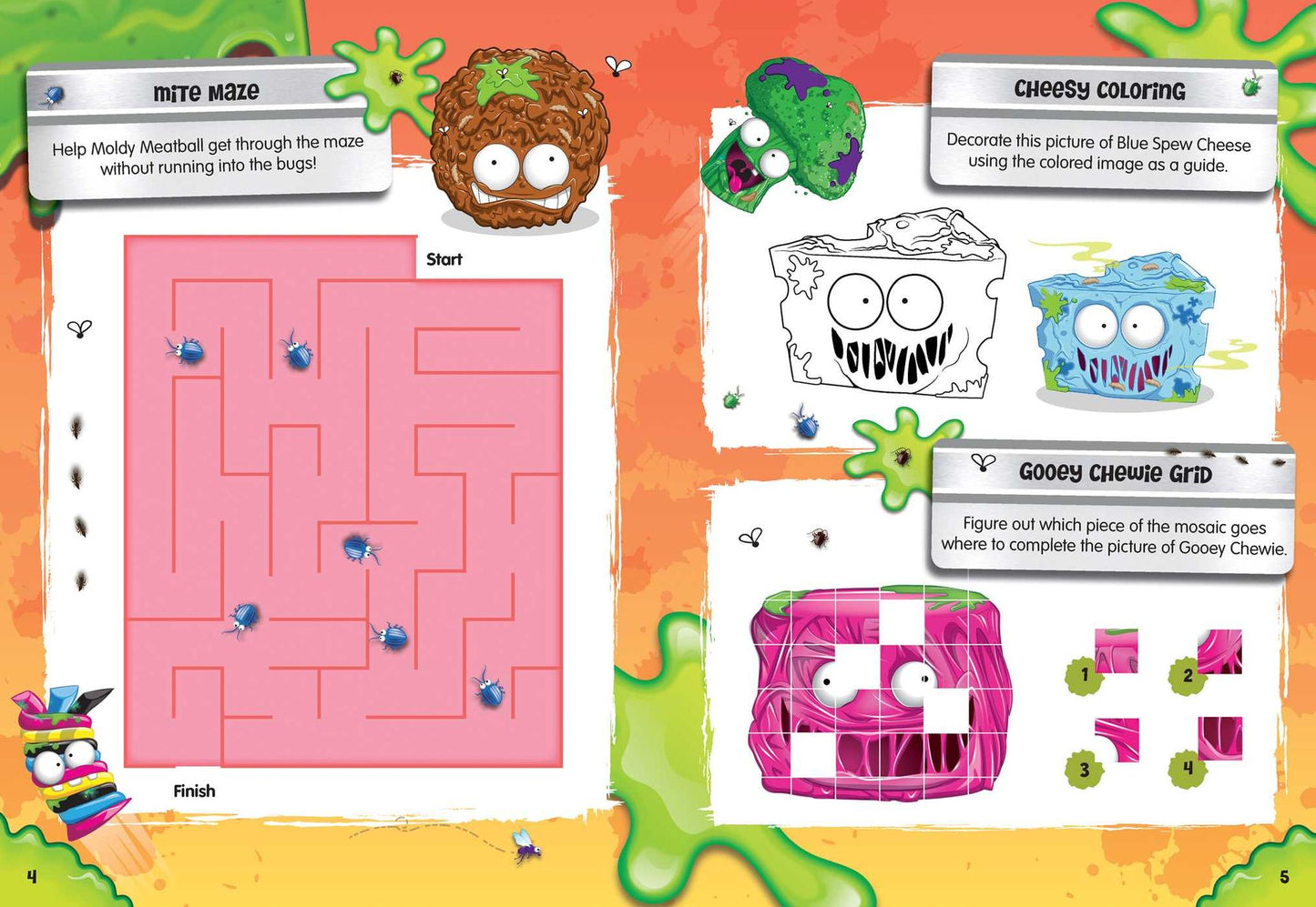 The Grossery Gang: Getting Grosser: Sticker and Activity