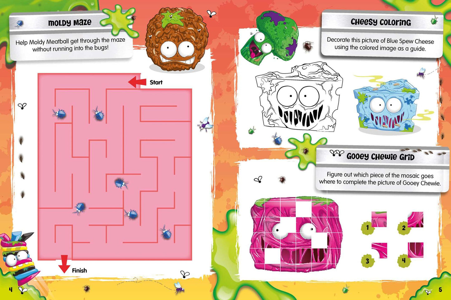 The Grossery Gang: Getting Grosser: Sticker and Activity