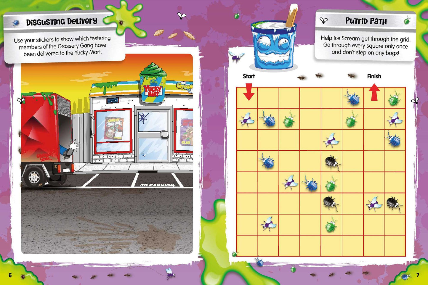 The Grossery Gang: Getting Grosser: Sticker and Activity