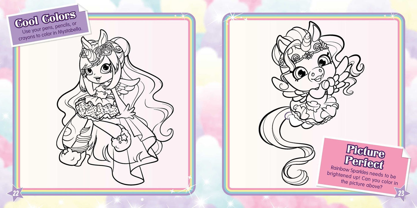 Shoppies Meet Mystabella and Rainbow Sparkles