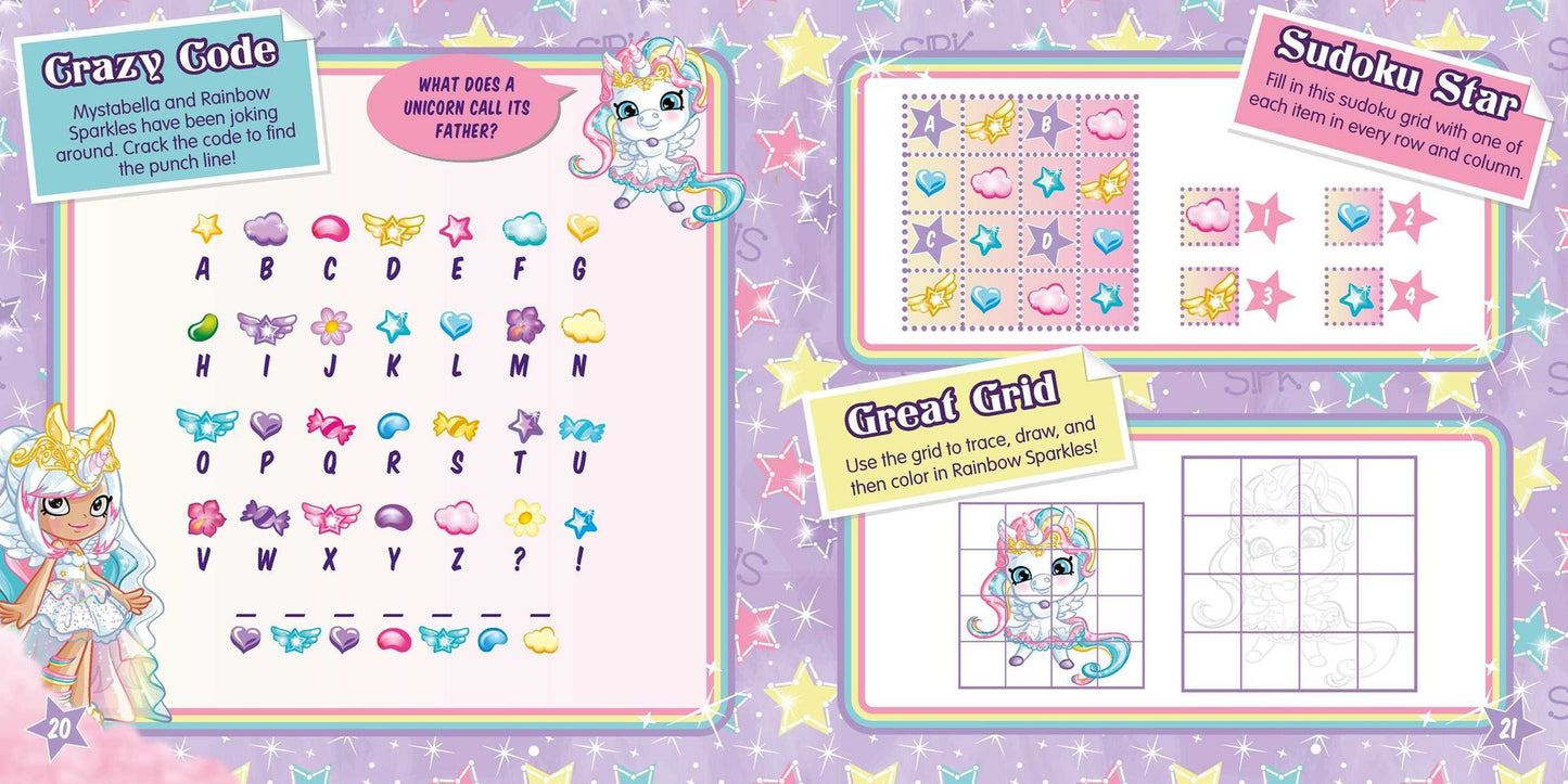 Shoppies Meet Mystabella and Rainbow Sparkles
