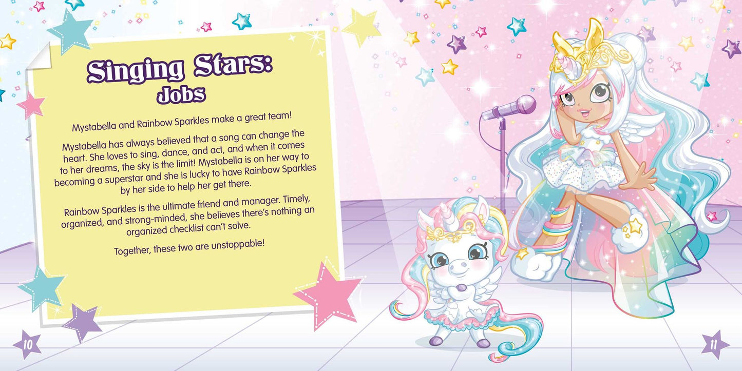 Shoppies Meet Mystabella and Rainbow Sparkles