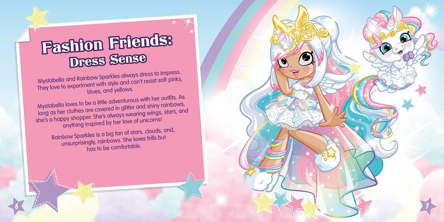 Shoppies Meet Mystabella and Rainbow Sparkles