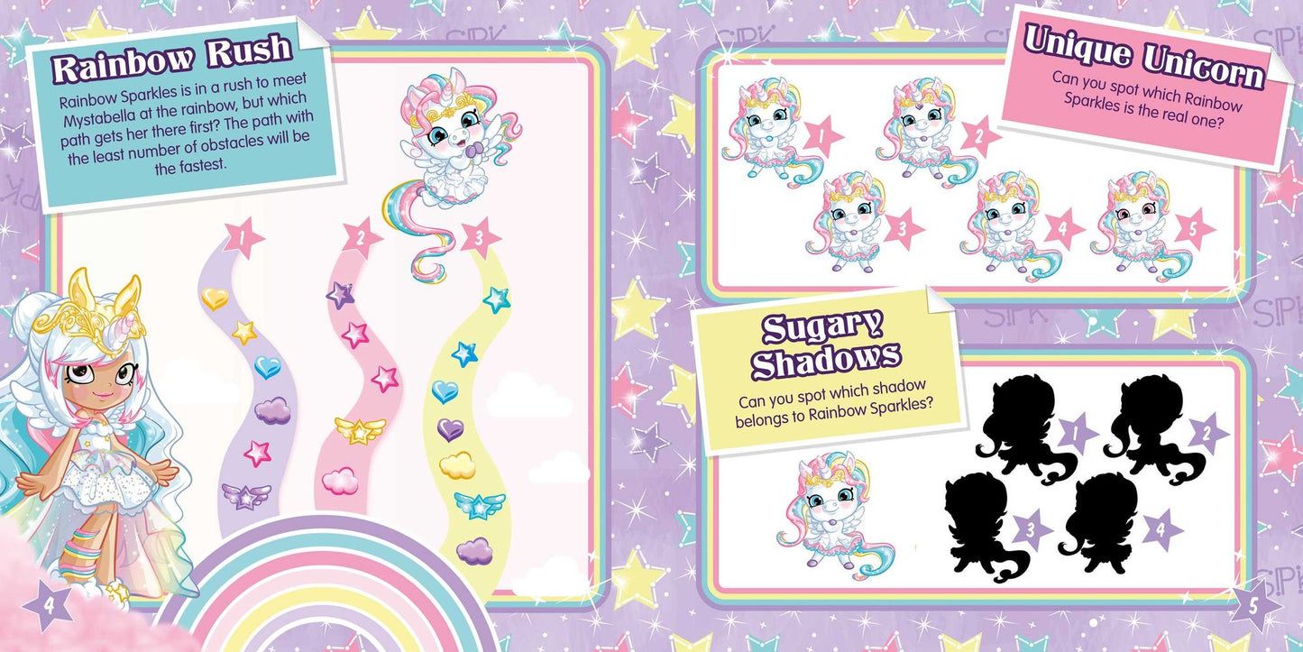Shoppies Meet Mystabella and Rainbow Sparkles