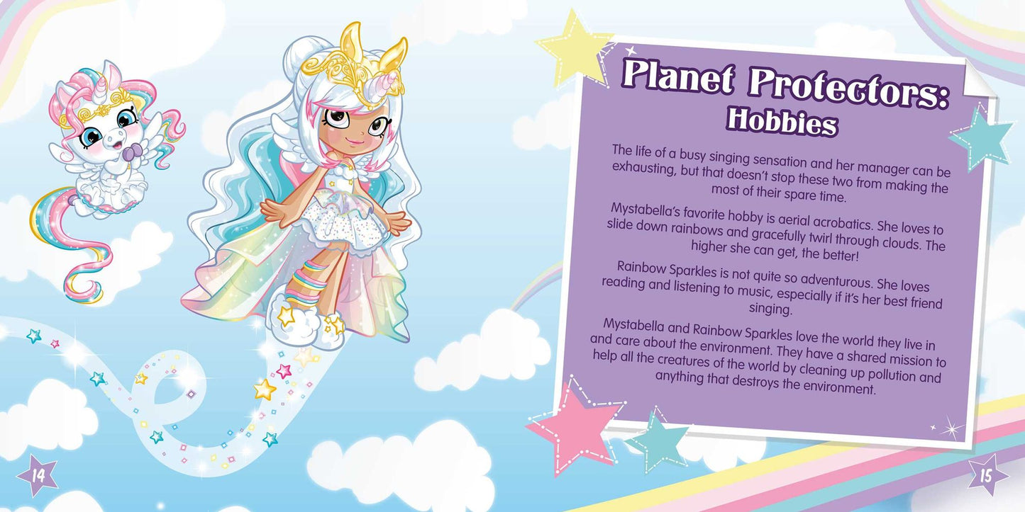 Shoppies Meet Mystabella and Rainbow Sparkles