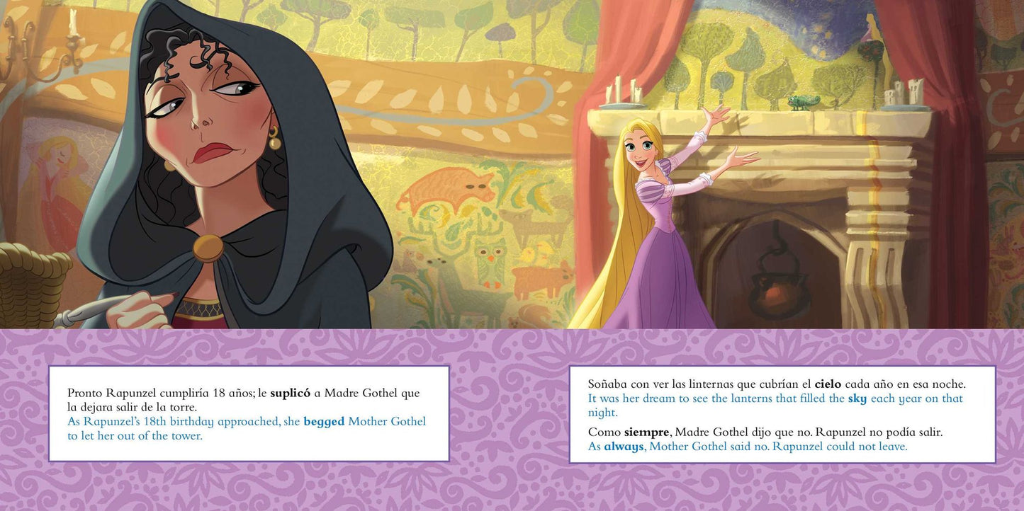 Disney Tangled: Movie Storybook / Libro basado en la pelï¿½cula (English-Spanish)