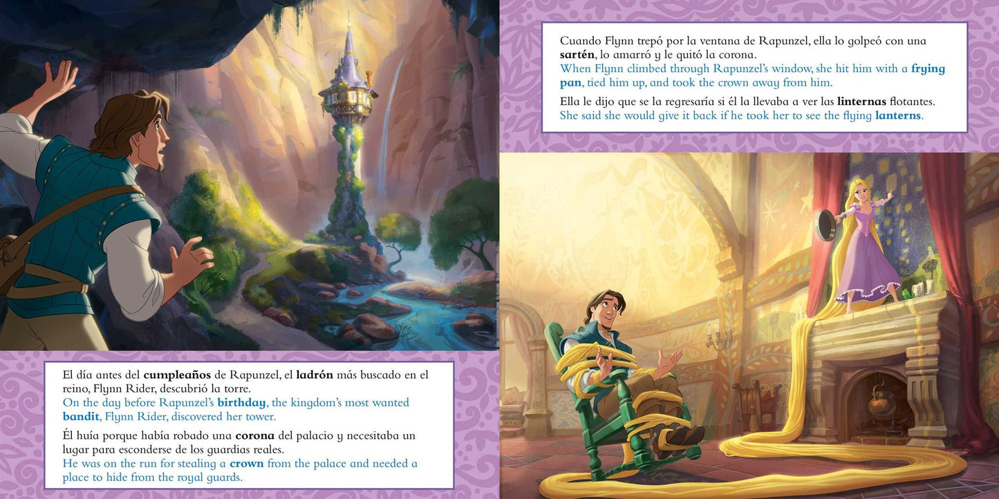 Disney Tangled: Movie Storybook / Libro basado en la pelï¿½cula (English-Spanish)