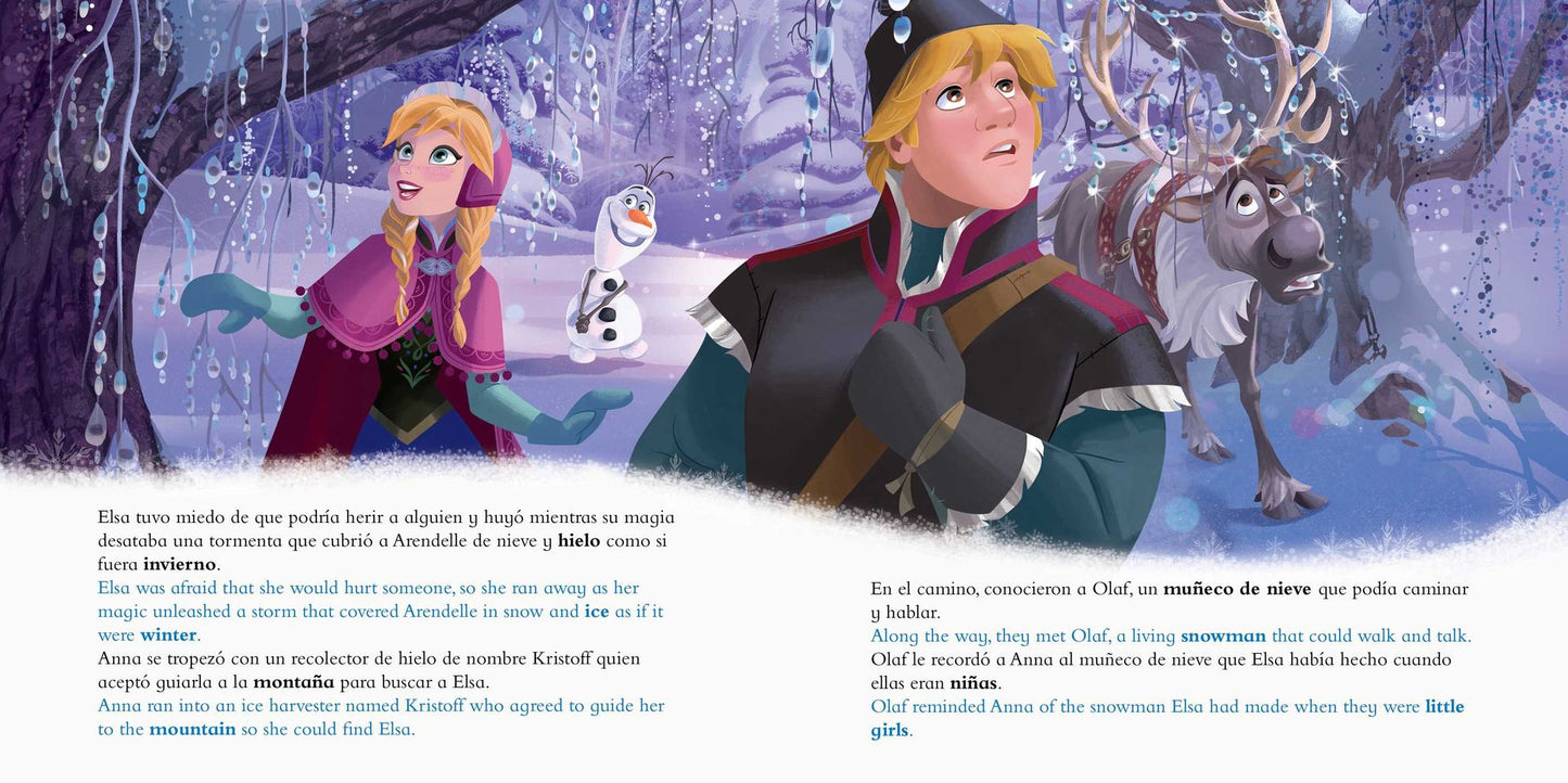 Disney Frozen: Movie Storybook / Libro basado en la pelï¿½cula (English-Spanish)
