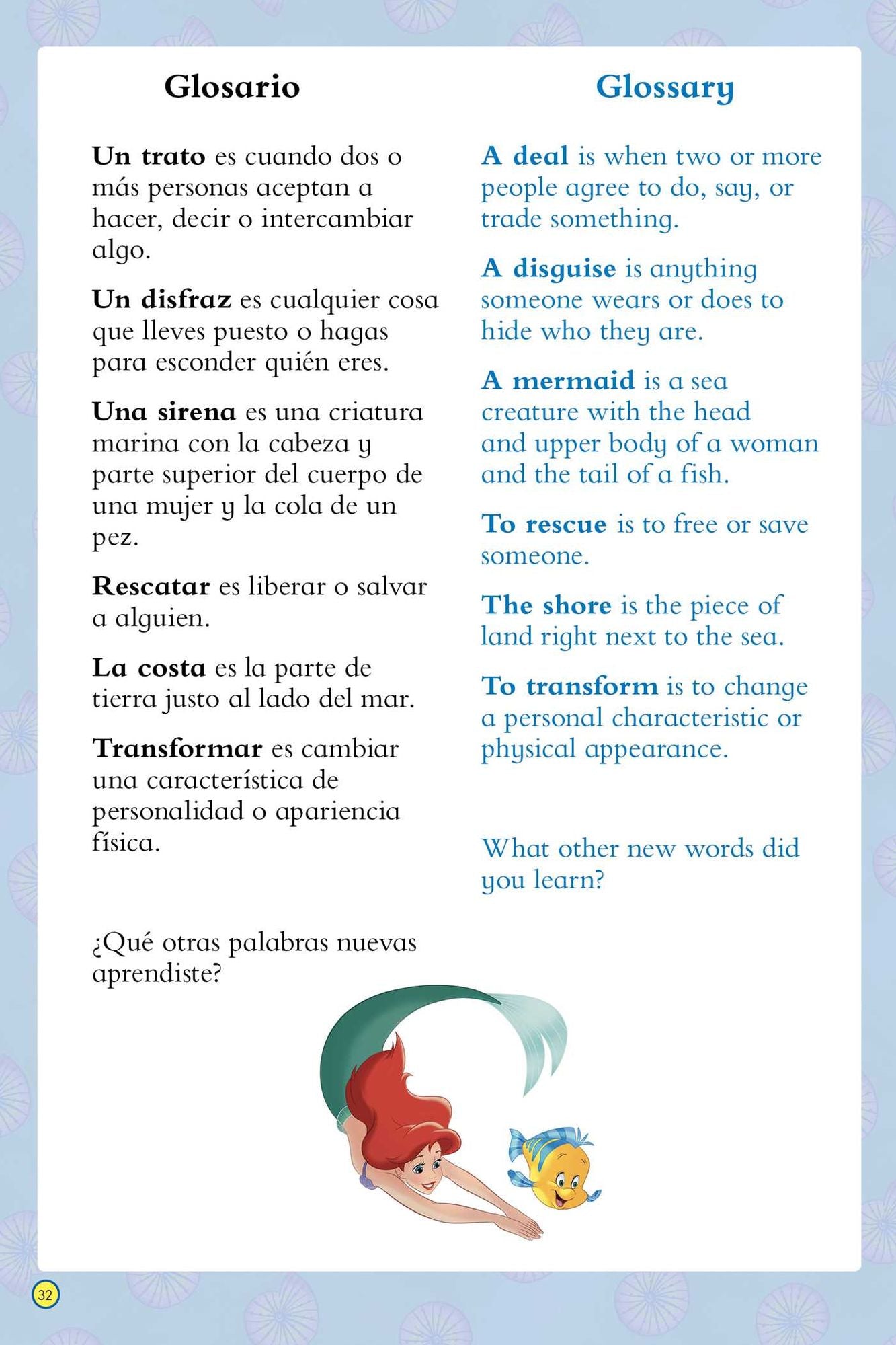 Ariel's Voice / La voz de Ariel (English-Spanish) (Disney The Little Mermaid) (Level Up! Readers)