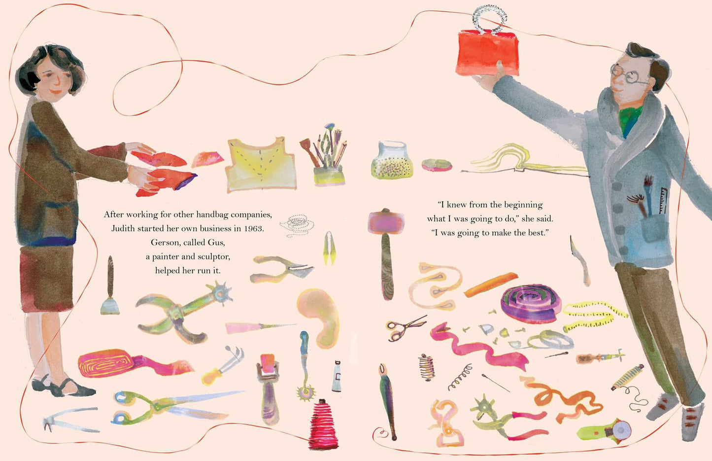 Parrots, Pugs, and Pixie Dust: A Book About Fashion Designer Judith Leiber