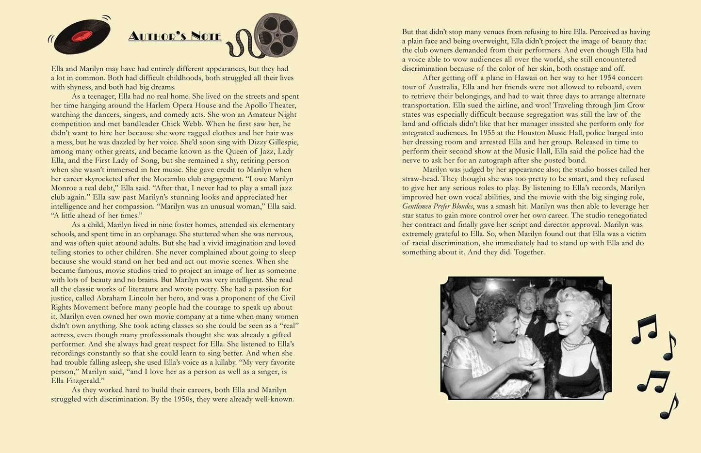 Making Their Voices Heard: The Inspiring Friendship of Ella Fitzgerald and Marilyn Monroe
