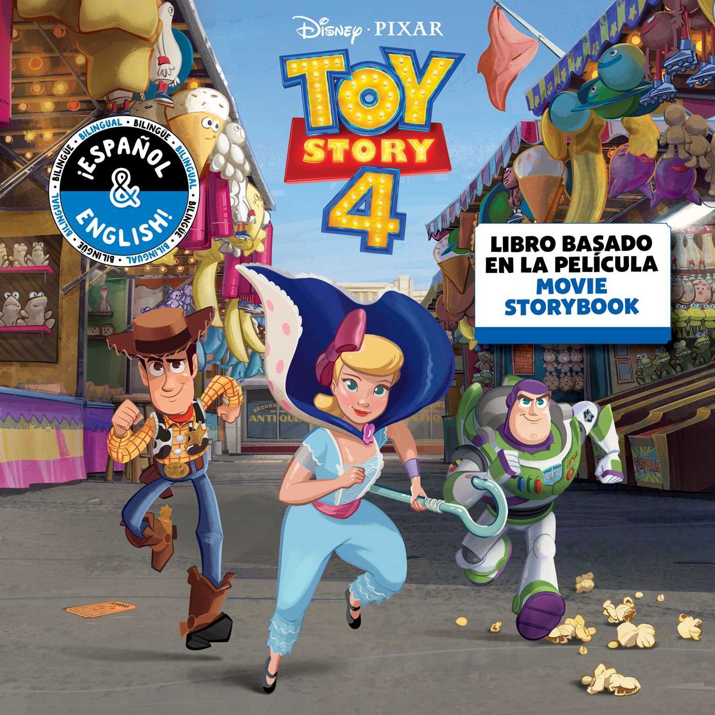 Disney/Pixar Toy Story 4: Movie Storybook / Libro basado en la pelï¿½cula (English-Spanish)