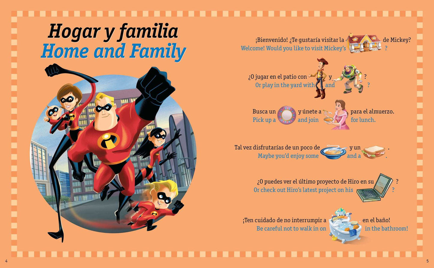 My First 1000 Words / Mis primeras 1000 palabras (English-Spanish) (Disney): A Picture Word Book / Un libro de palabras