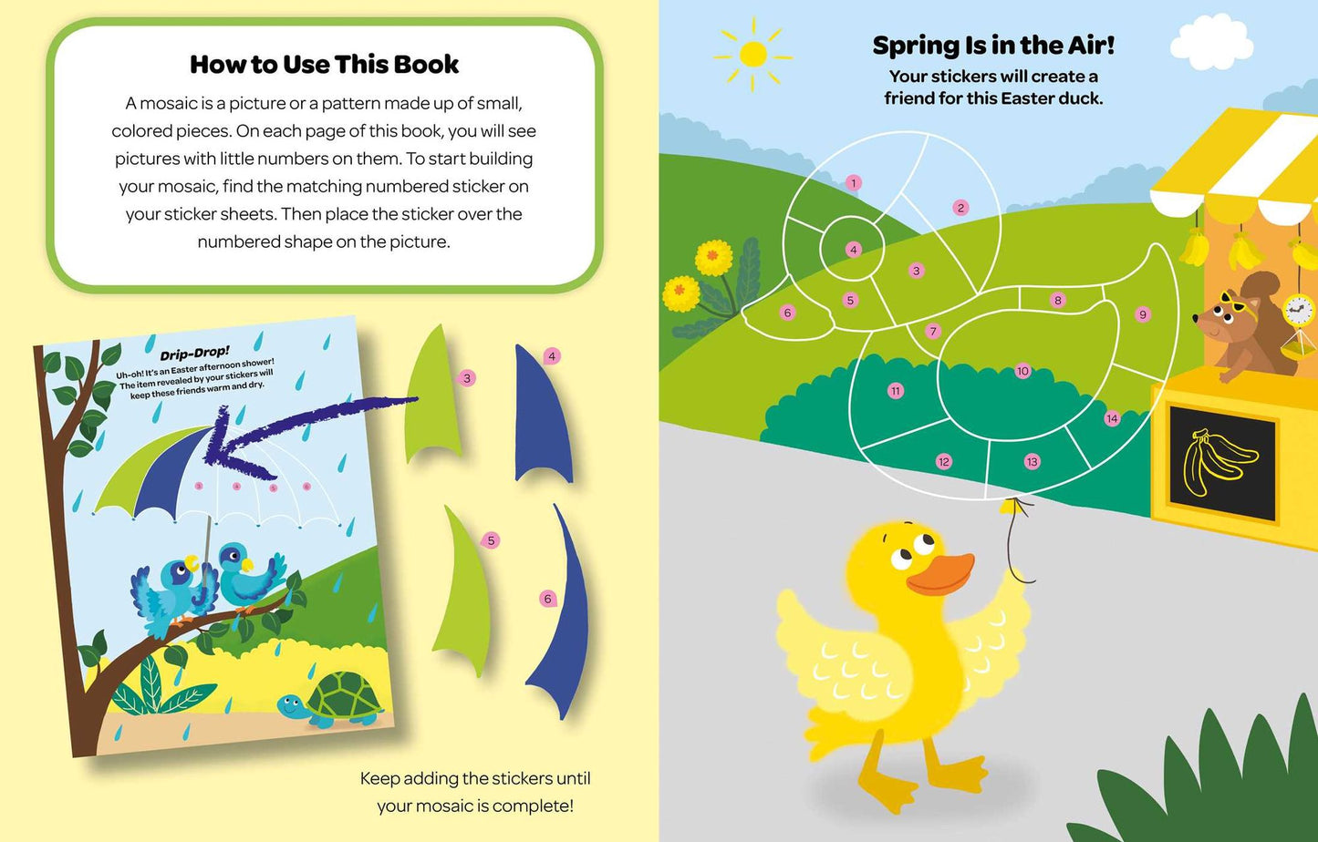 Crayola: Easter Egg Mosaic Sticker by Number (A Crayola Easter Spring Sticker Activity Book for Kids)