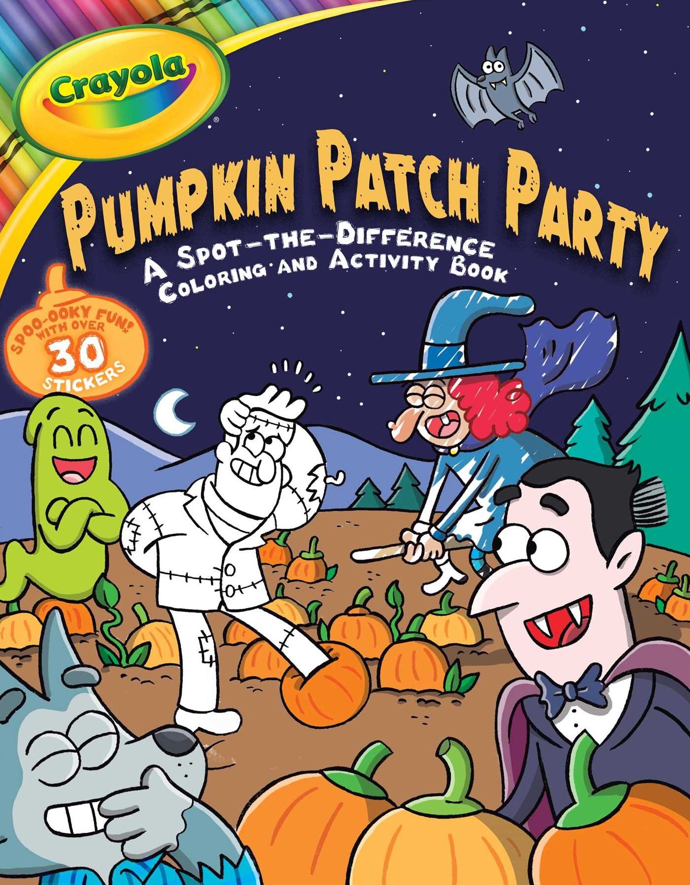 Crayola Pumpkin Patch Party: A Spot-the-Difference Coloring and Activity Book