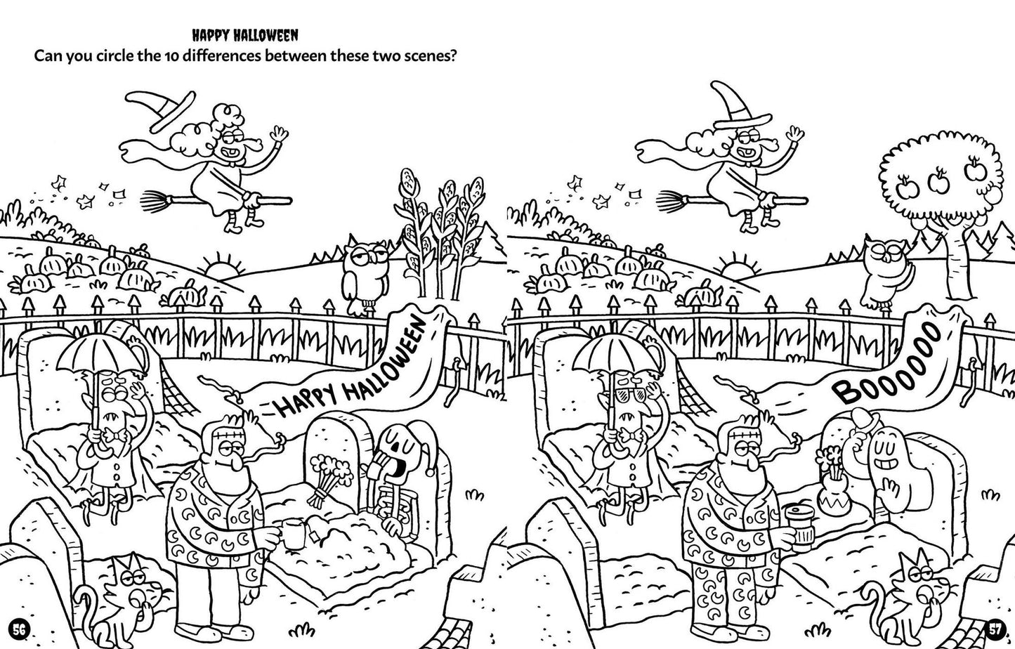 Crayola Pumpkin Patch Party: A Spot-the-Difference Coloring and Activity Book