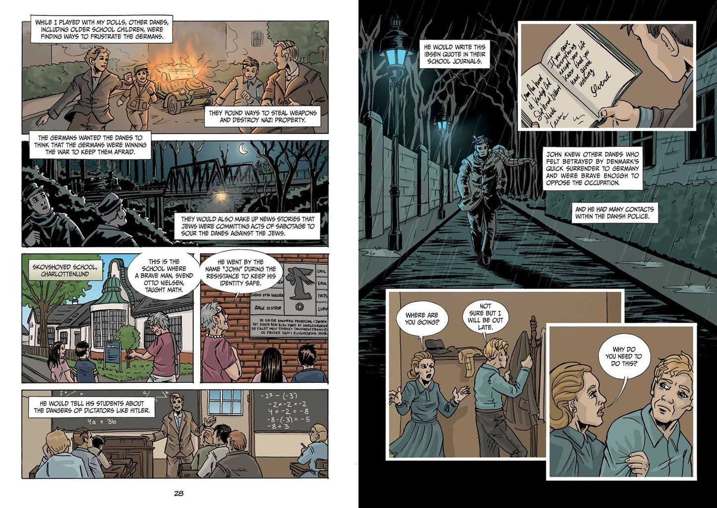 Hour of Need: The Daring Escape of the Danish Jews during World War II: A Graphic Novel