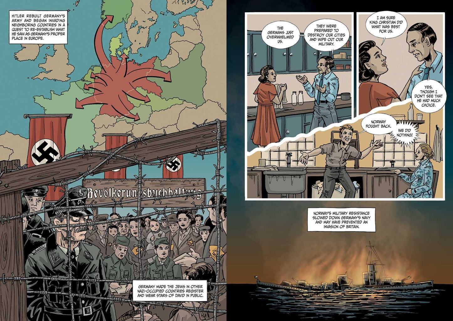 Hour of Need: The Daring Escape of the Danish Jews during World War II: A Graphic Novel