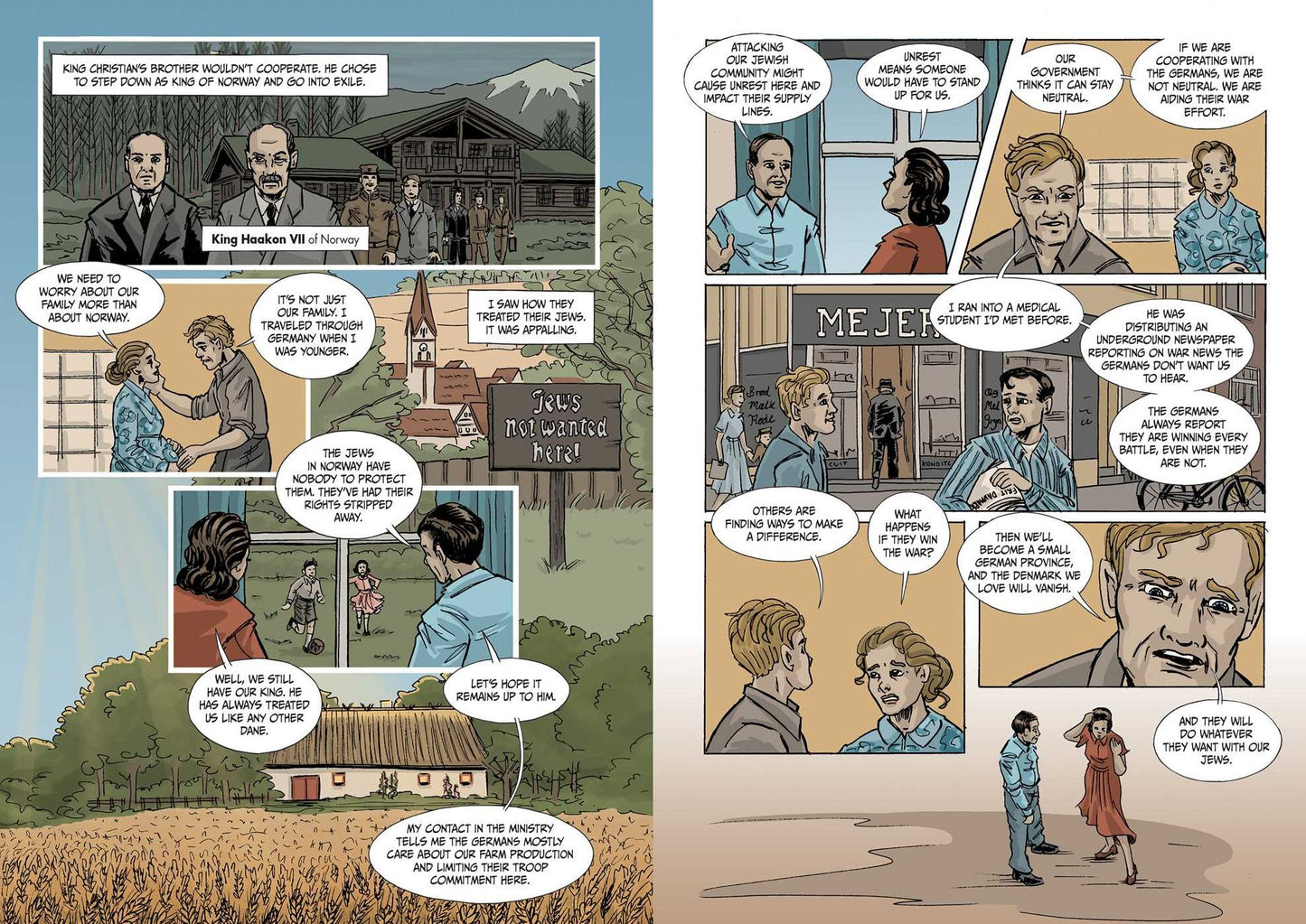 Hour of Need: The Daring Escape of the Danish Jews during World War II: A Graphic Novel