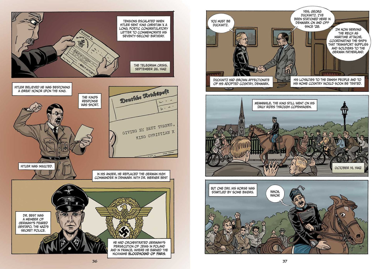 Hour of Need: The Daring Escape of the Danish Jews during World War II: A Graphic Novel