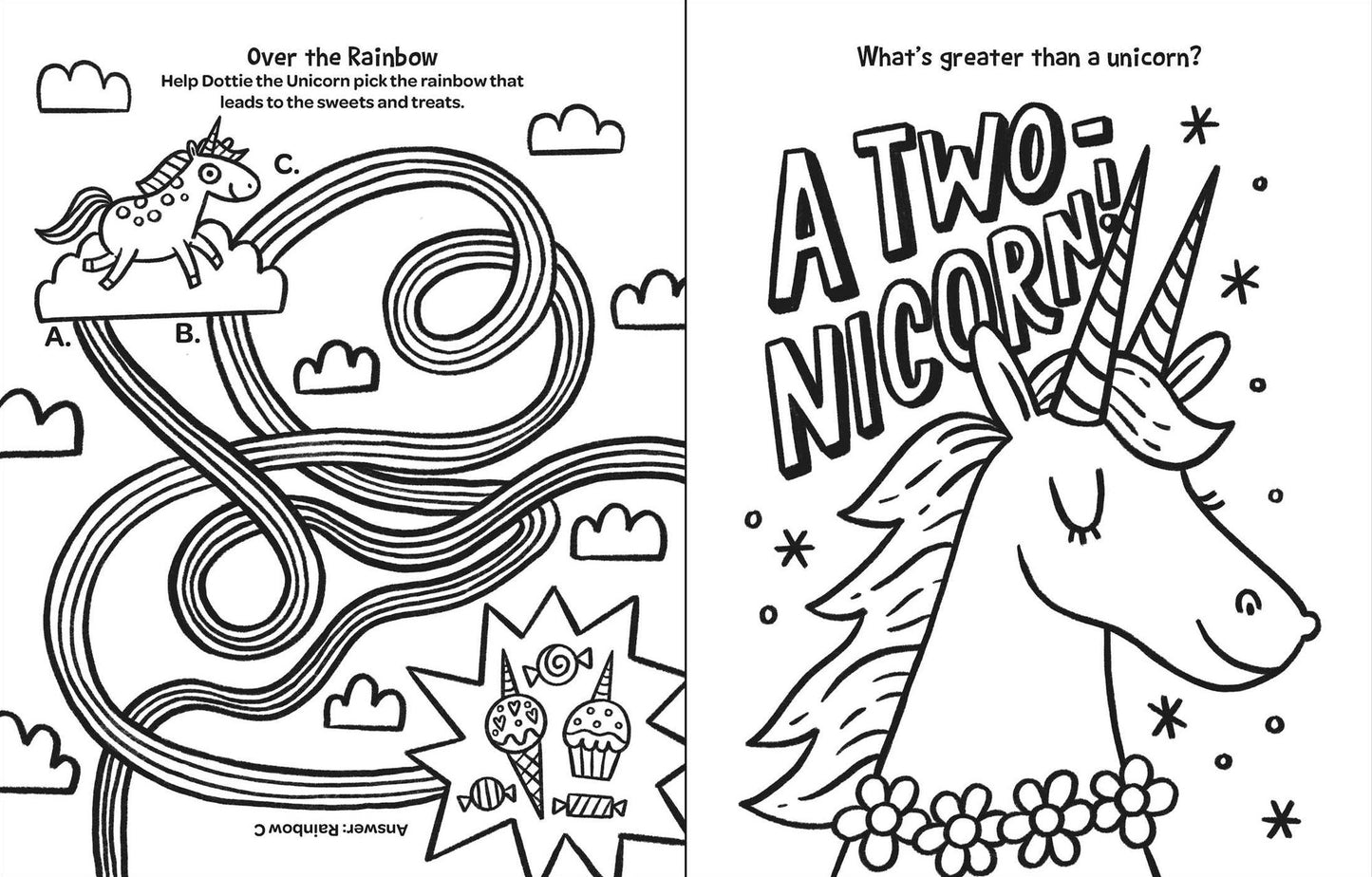 Crayola Unicorn Universe: A Uniquely Perfect & Positively Shiny Coloring and Activity Book with Over 250 Stickers