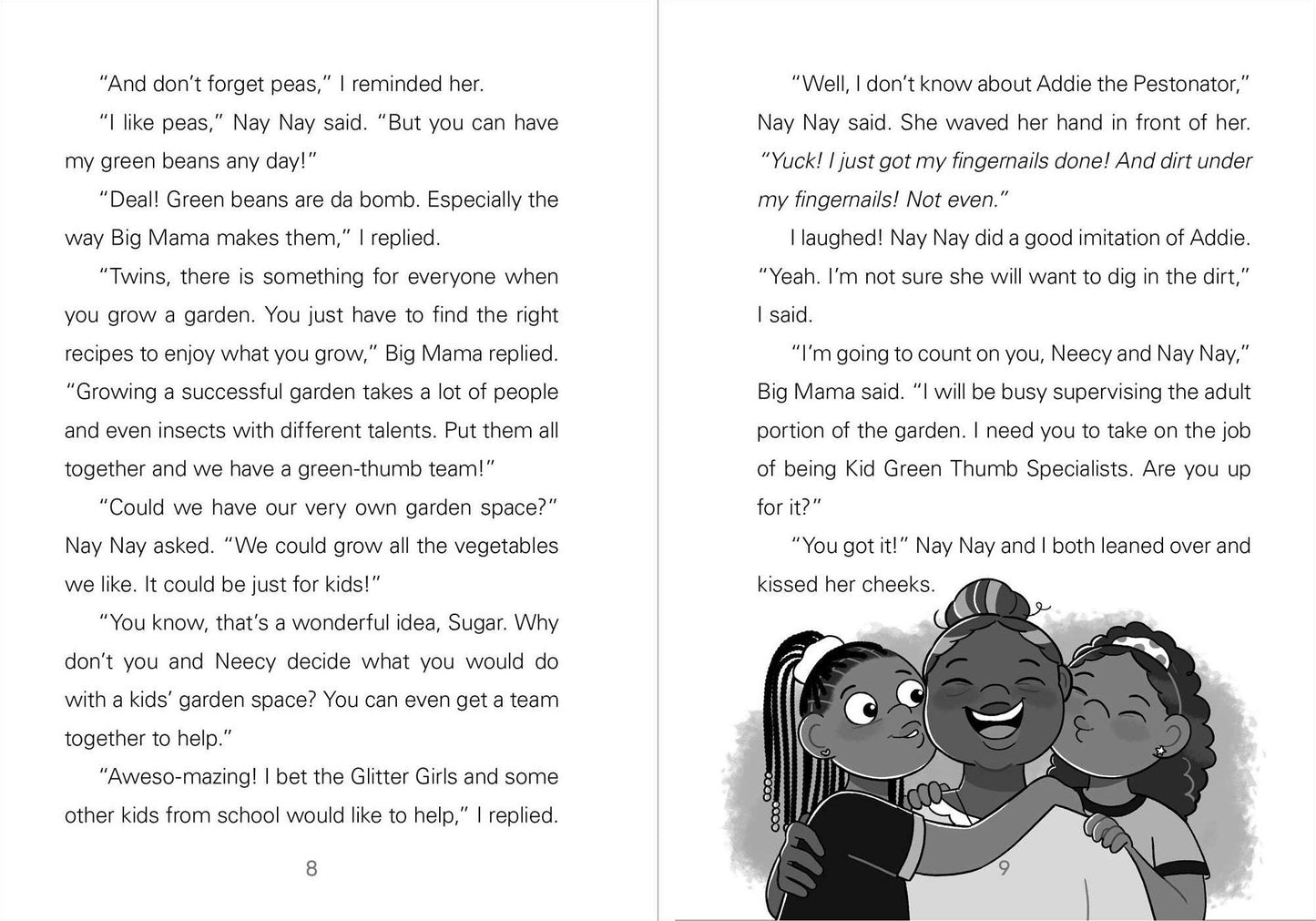 Neecy and Nay Nay and the Green Thumbs (Neecy and Nay Nay #3) (A Little Bee Books Chapter Book Series)