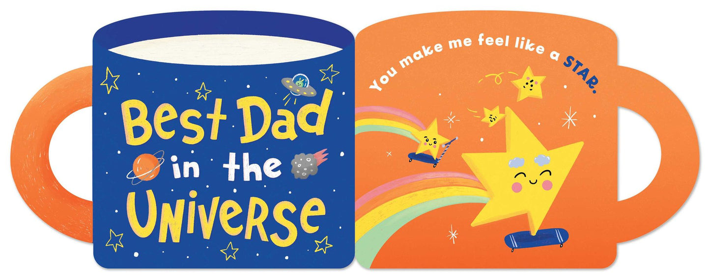 #1 Dad (A Mugs & Kisses Father's Day Shaped Board Book for Toddlers)