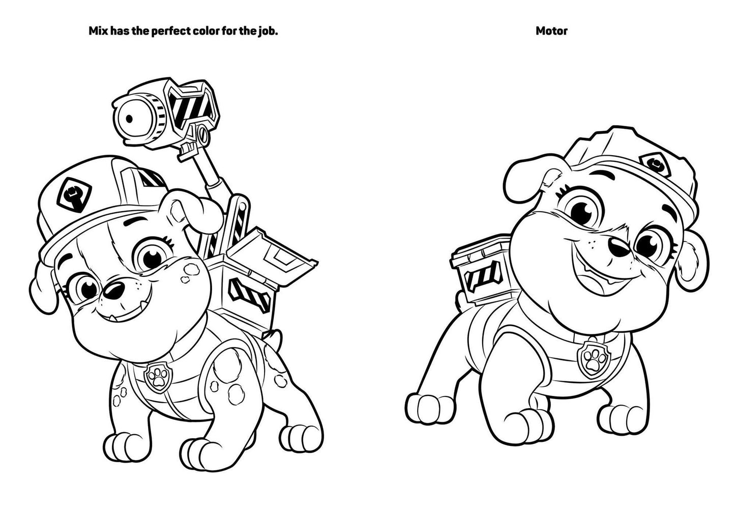 Rubble & Crew: My First Big Book of Coloring (A Rubble & Crew Nickelodeon Coloring Book for Kids)