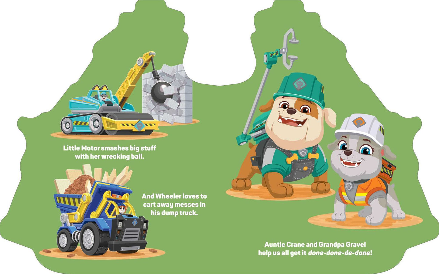 Rubble & Crew: Rubble's Bulldozer Shaped Board Book