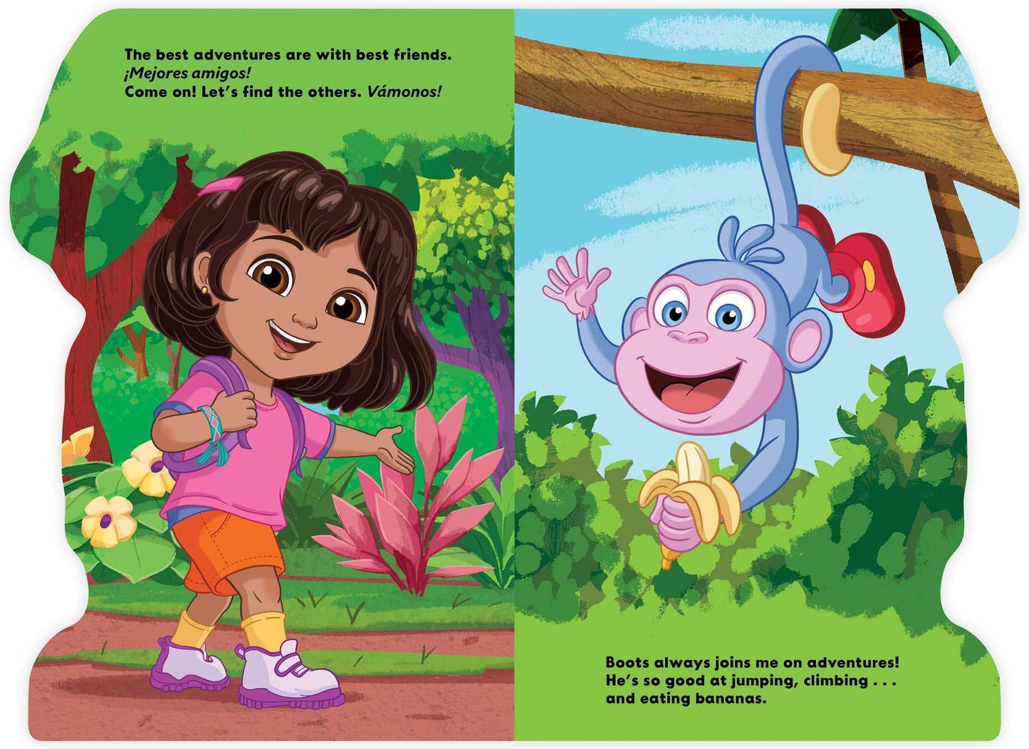 Dora: ï¿½Hola, Soy Dora! (a Dora Nickelodeon English-Spanish Bilingual Shaped Board Book for Kids)