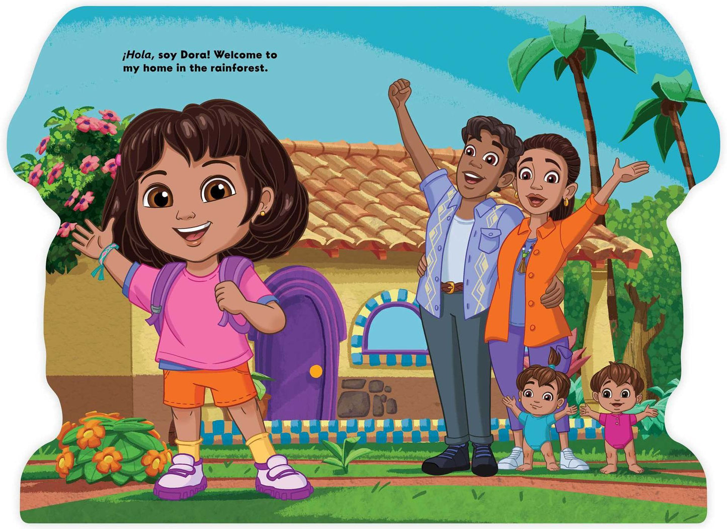 Dora: ï¿½Hola, Soy Dora! (a Dora Nickelodeon English-Spanish Bilingual Shaped Board Book for Kids)
