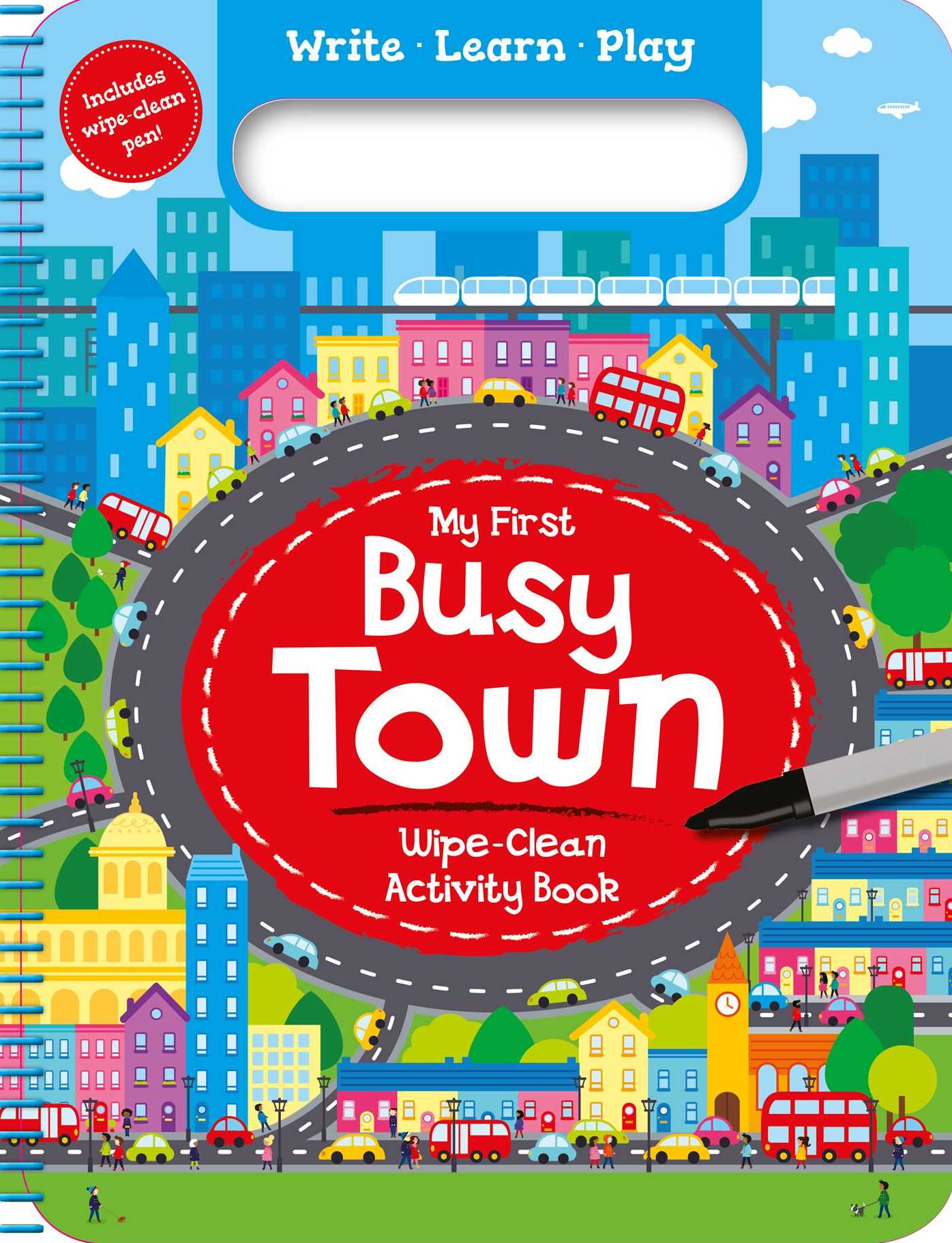 My First Busy Town: Wipe-Clean Activity Book