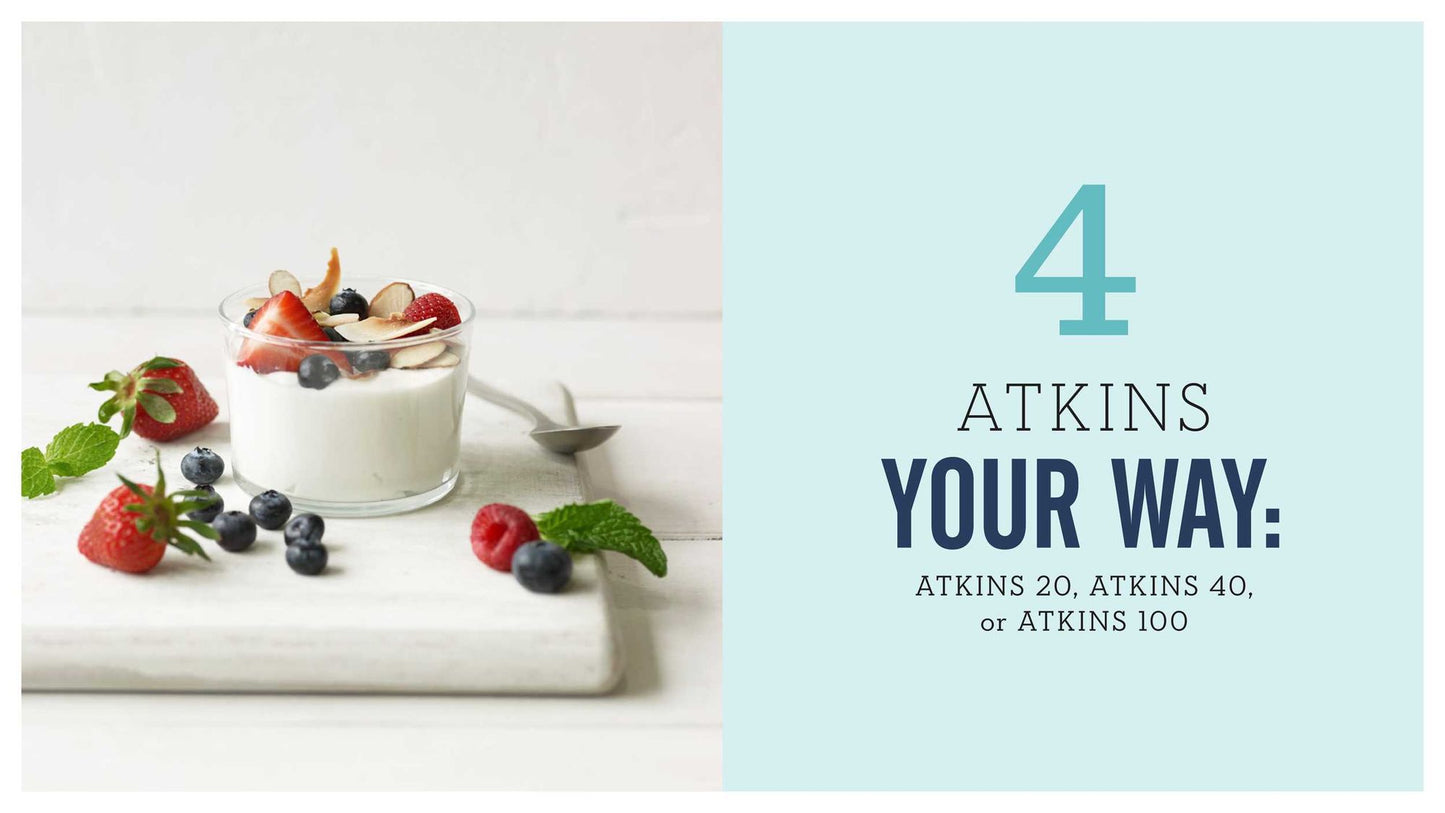 Atkins: Eat Right, Not Less: Your Guidebook for Living a Low-Carb and Low-Sugar Lifestyle