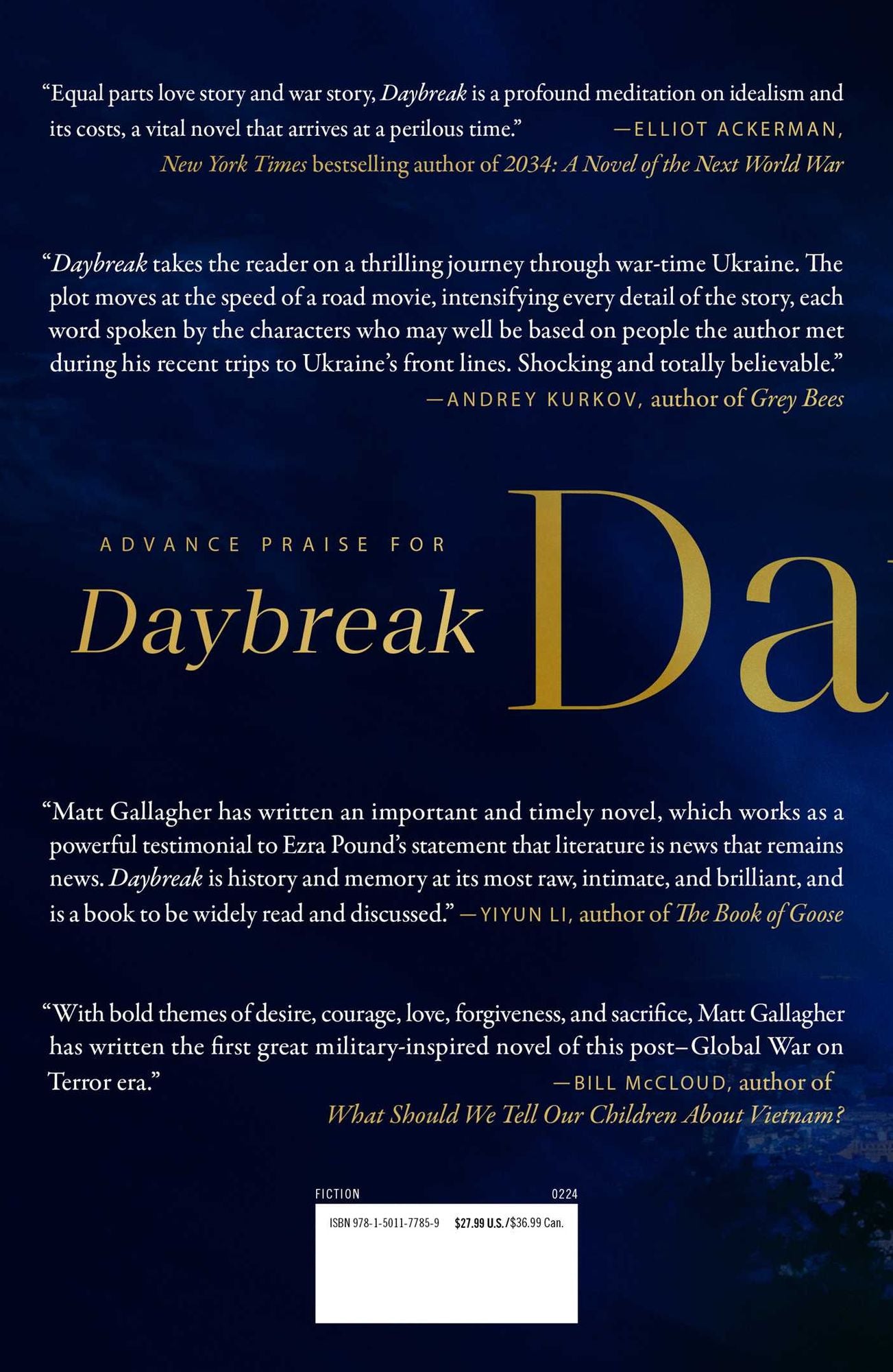 Daybreak: A Novel