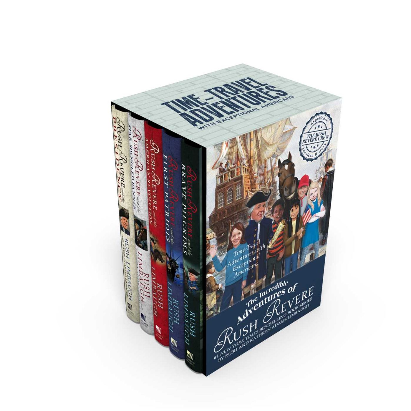 The Incredible Adventures of Rush Revere: Rush Revere and the Brave Pilgrims; Rush Revere and the First Patriots; Rush Revere and the American Revolution; Rush Revere and the Star-Spangled Banner; Rush Revere and the Presidency