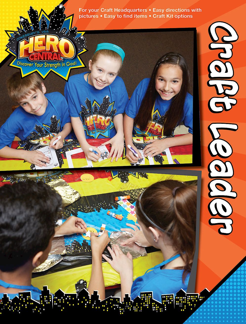 Vacation Bible School 2017 VBS Hero Central Craft Leader: Discover Your Strength in God!