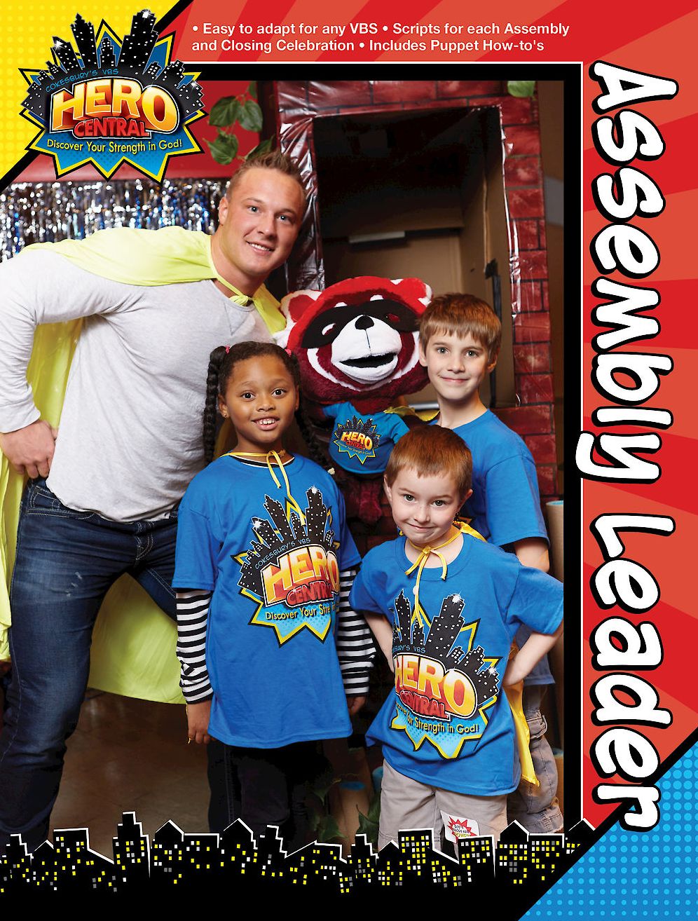 Vacation Bible School 2017 VBS Hero Central Assembly Leader: Discover Your Strength in God!