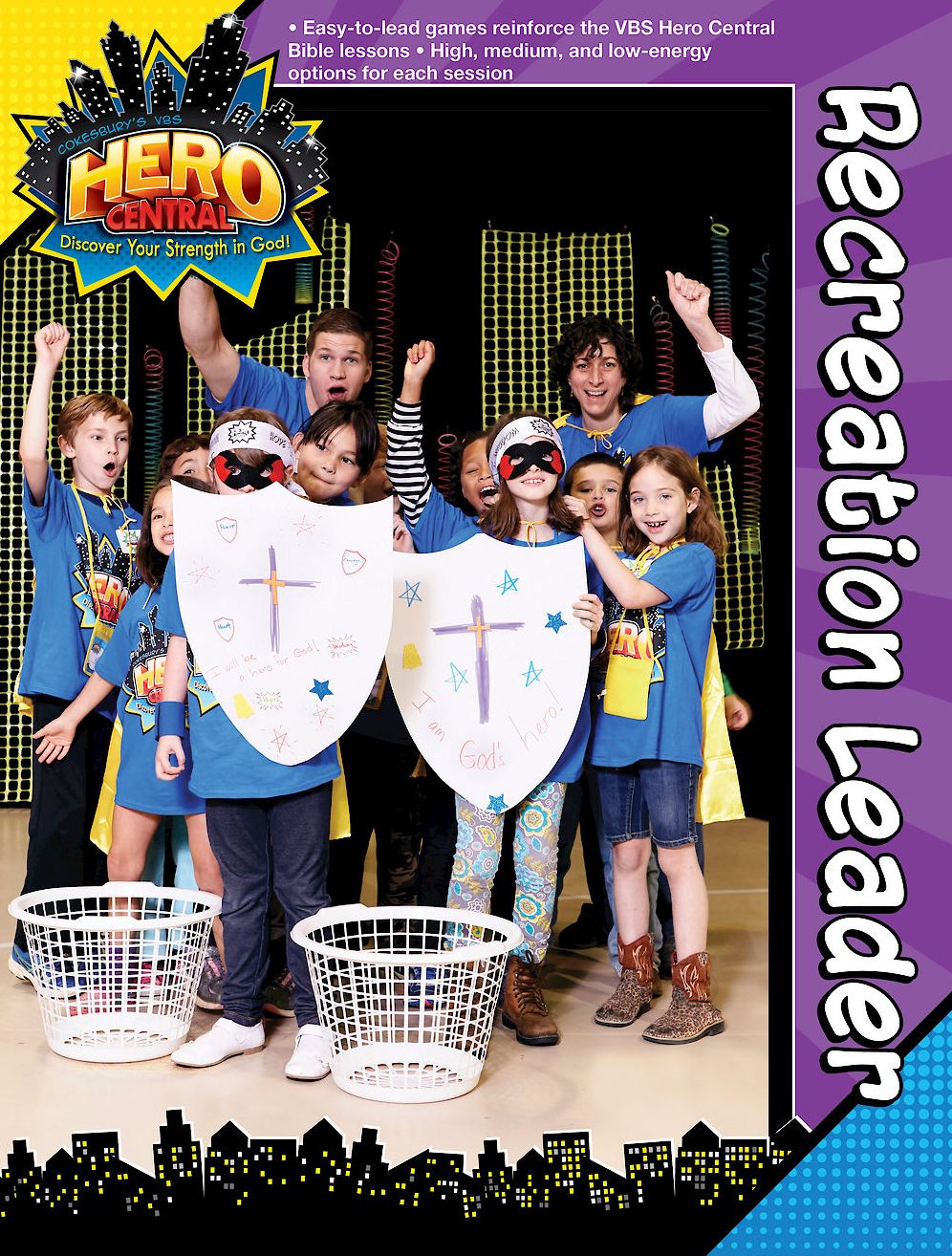 Vacation Bible School 2017 VBS Hero Central Recreation Leader: Discover Your Strength in God!