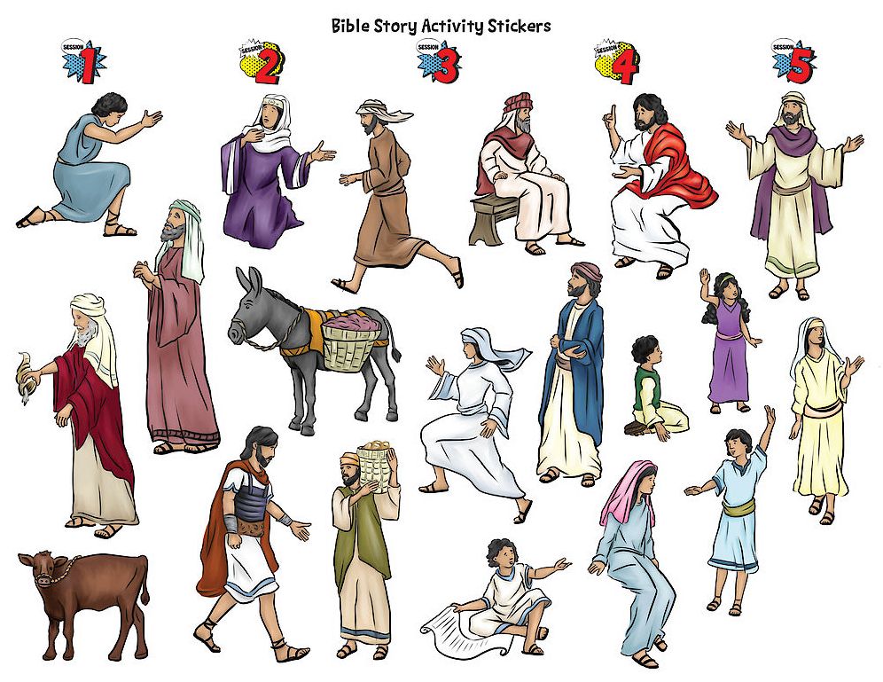 Vacation Bible School 2017 VBS Hero Central Bible Story Activity Stickers: Discover Your Strength in God!