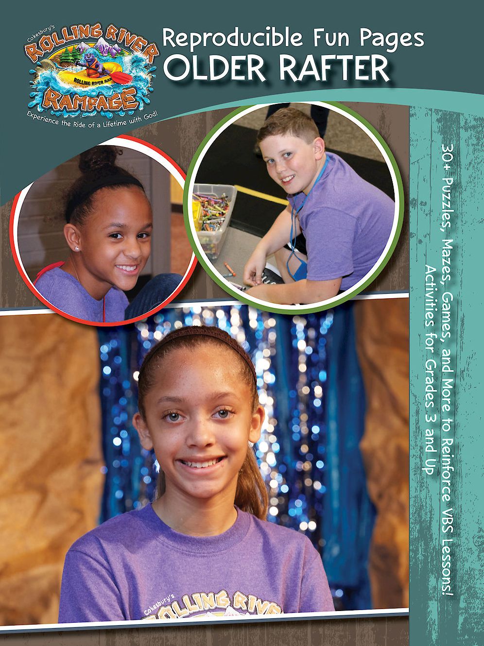 Vacation Bible School (Vbs) 2018 Rolling River Rampage Older Rafter Reproducible Fun Pages (Grades 3 Up): Experience the Ride of a Lifetime with God!