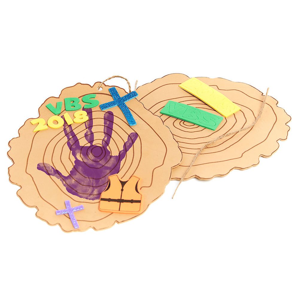 Vacation Bible School (Vbs) 2018 Rolling River Rampage Handprint Preschool Craft Kit (Pkg of 12): Experience the Ride of a Lifetime with God!