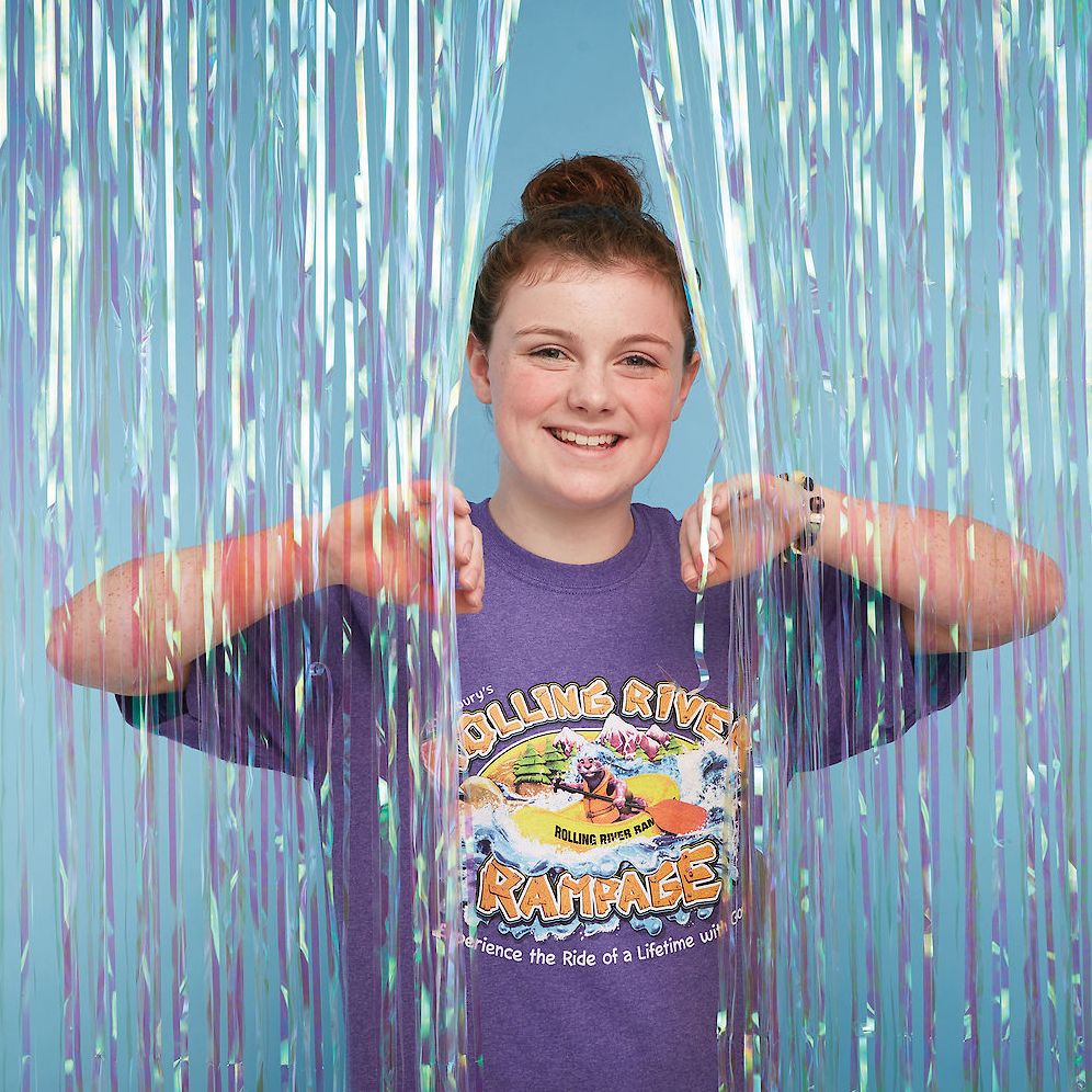 Vacation Bible School (Vbs) 2018 Rolling River Rampage Iridescent Decorating Curtain: Experience the Ride of a Lifetime with God!
