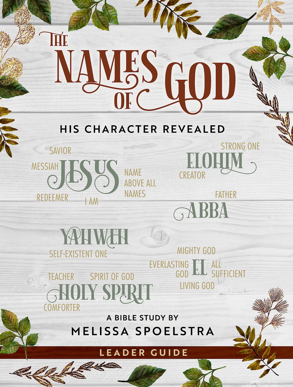 The Names of God - Women's Bible Study Leader Guide: His Character Revealed