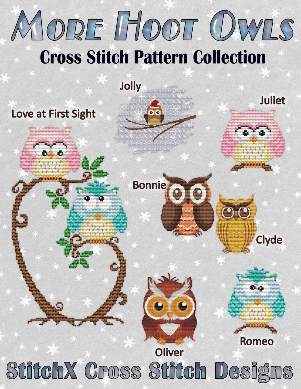 More Hoot Owls : Cross Stitch Pattern Collection