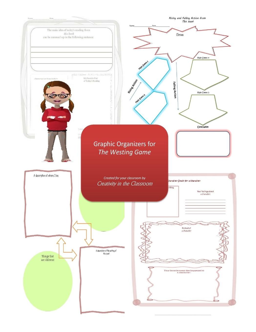 Graphic Organizers for The Westing Game